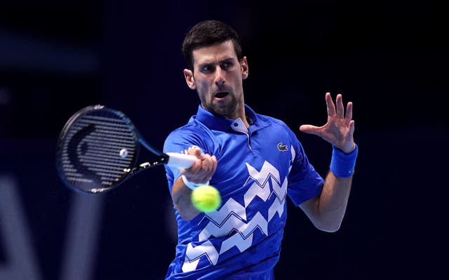 <p>Novak Djokovic is at Melbourne Airport</p>