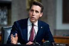 Josh Hawley says Biden should block Ukraine from NATO because US too busy to defend it