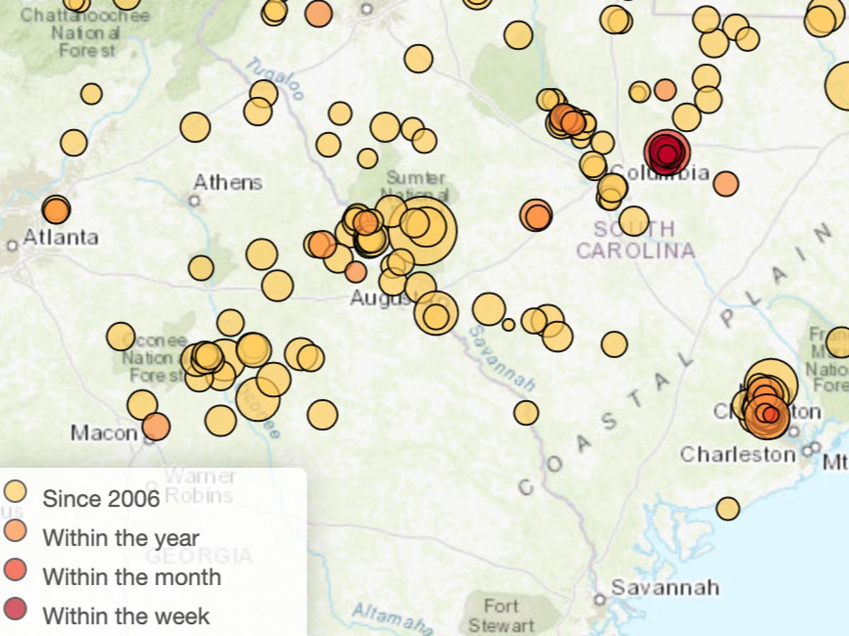 South Carolina has experienced 10 earthquakes since late December, confusing experts