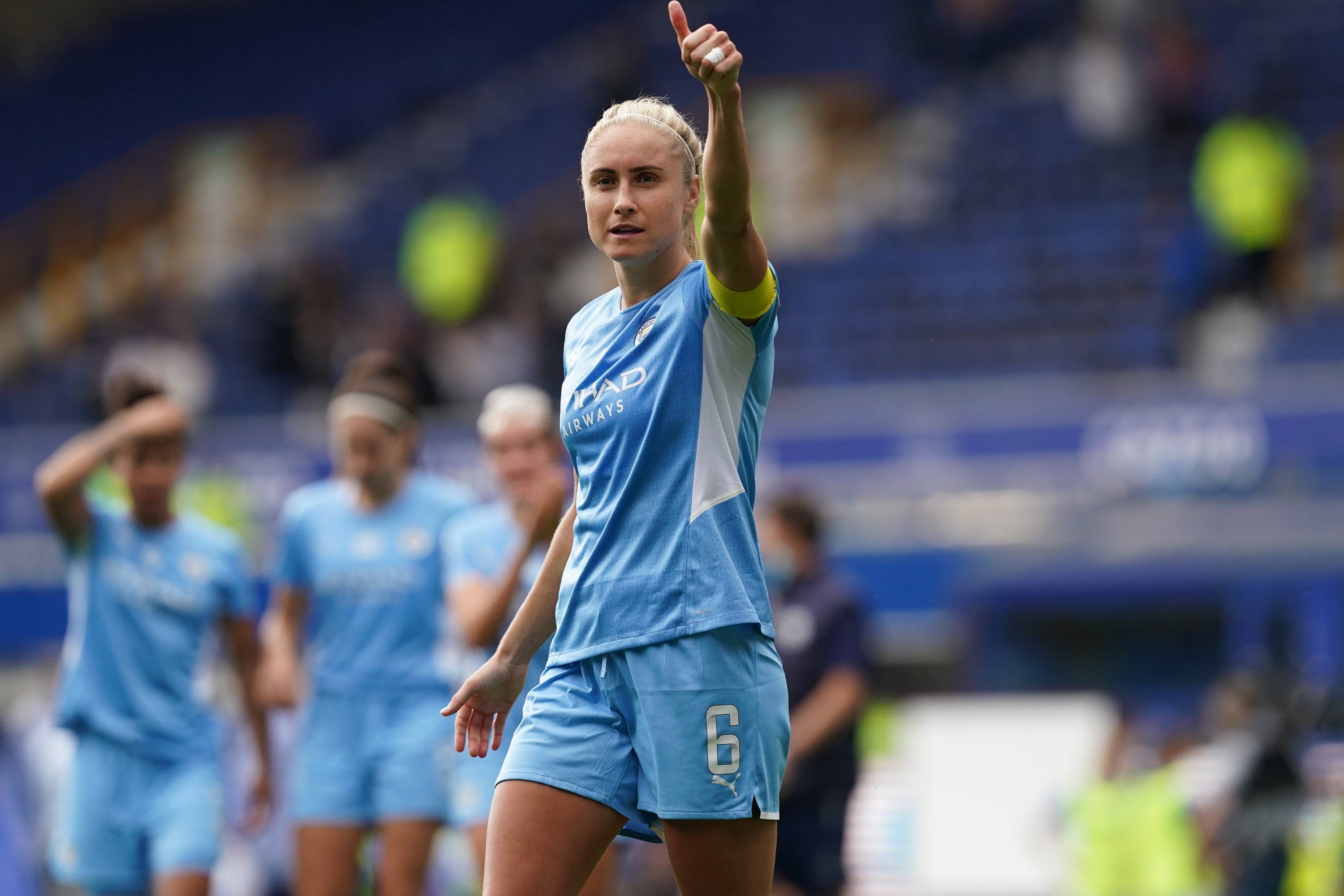 Steph Houghton is nearing a return to action (Martin Rickett/PA)