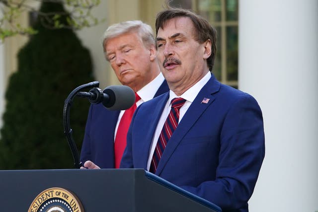 <p>File: MyPillow CEO Mike Lindell’s phone records were subpoenaed by January 6 committee. He sued the panel on Wednesday </p>