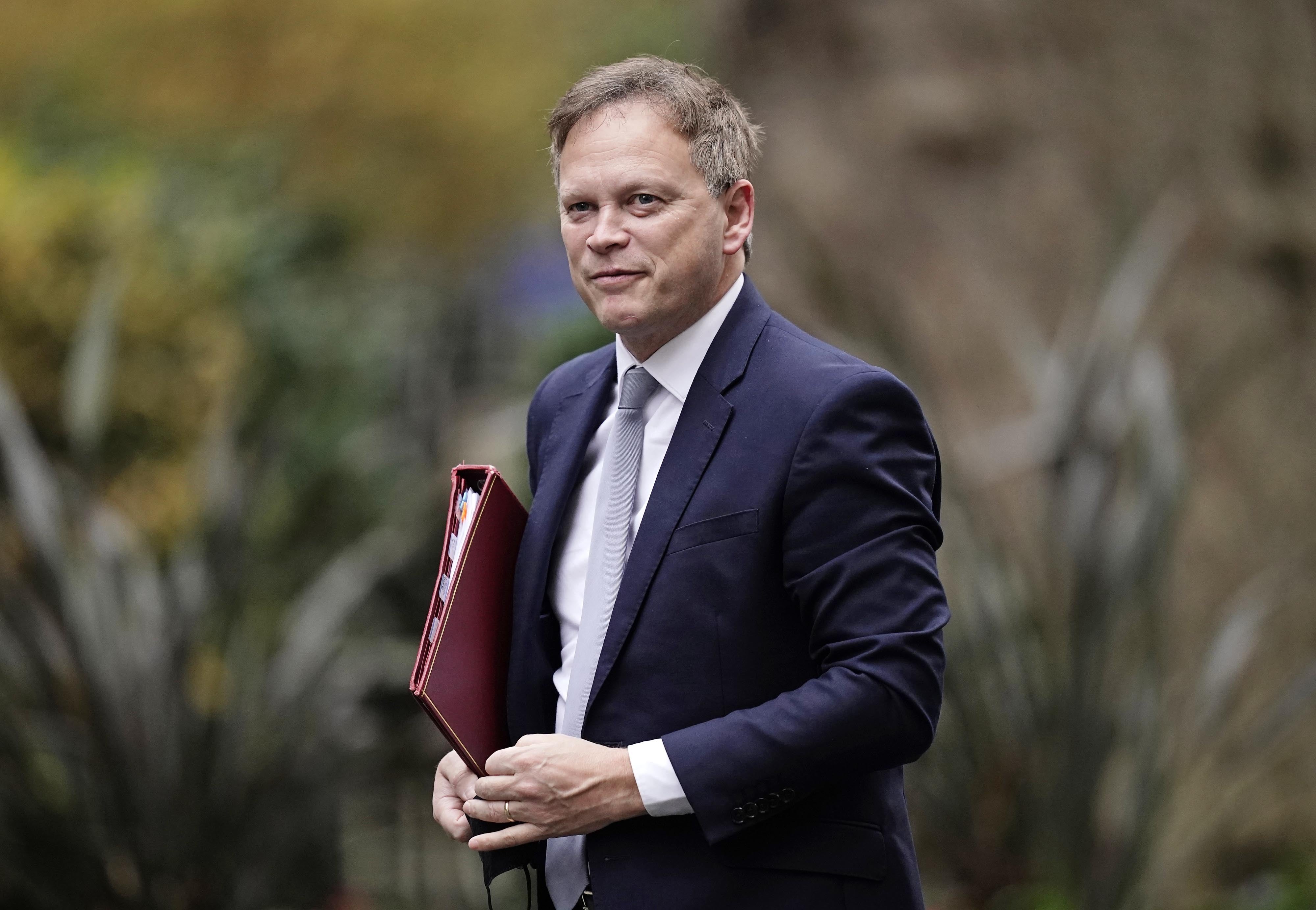 Grant Shapps has insisted it will never be acceptable to damage public property in Britain (Aaron Chown/PA)