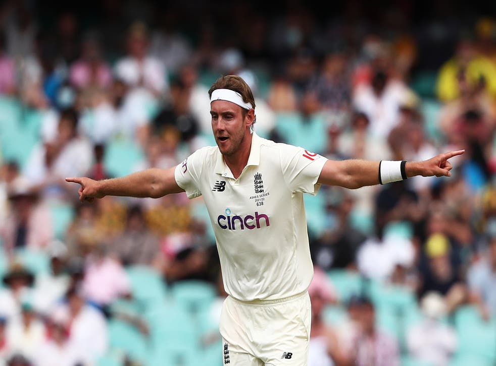 Stuart Broad took a five-wicket haul in Sydney (Jason O’Brien/PA)