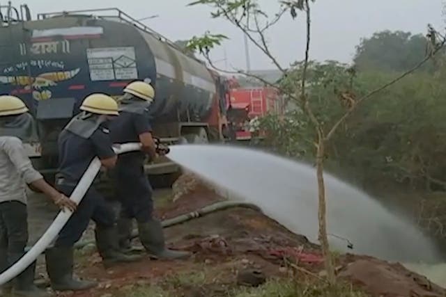 India Tanker Gas Leak