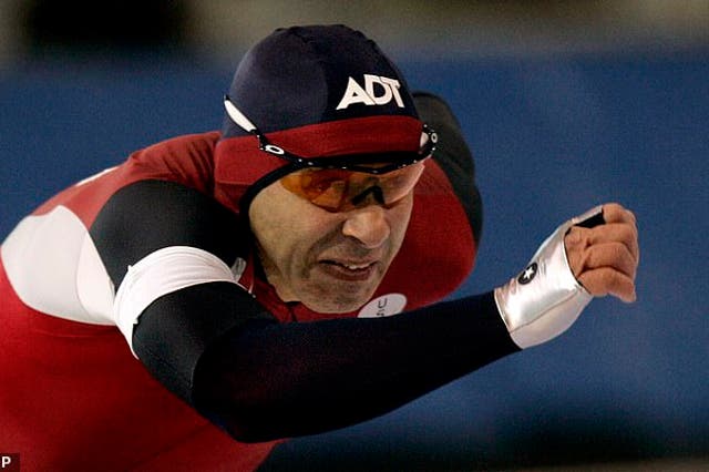 <p>Boris Leikin at the 2005 Long Track Championships</p>