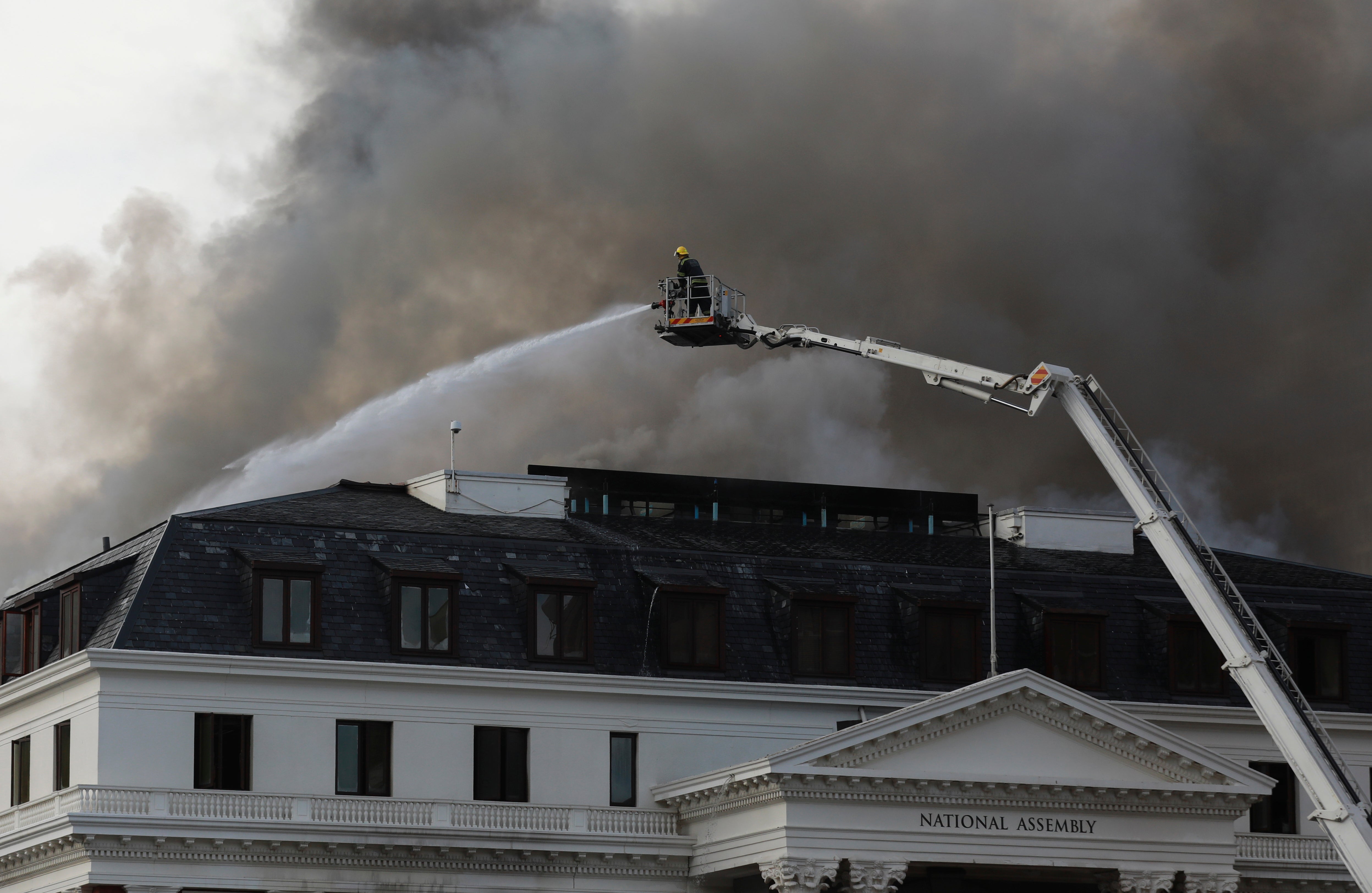 South Africa Parliament Fire