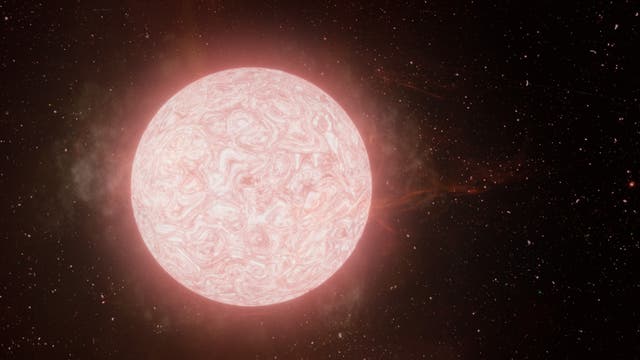 <p>An artist’s impression of the red supergiant’s final moments</p>