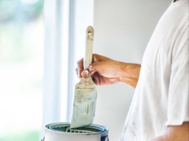 <p>Most UK homes have stockpile of leftover paint, survey finds</p>