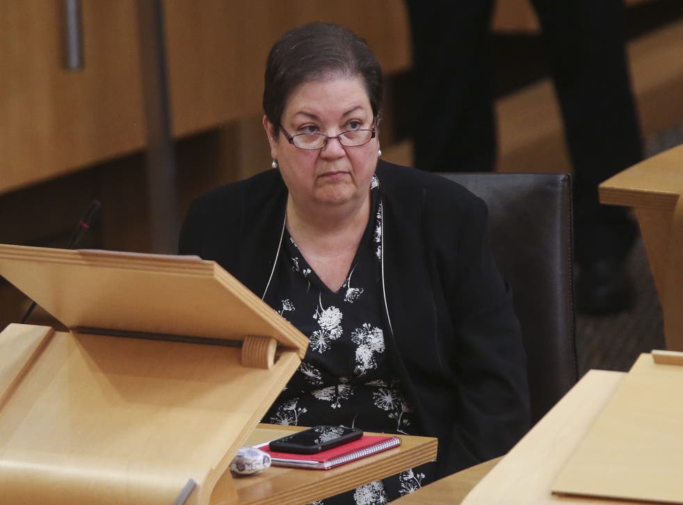 Jackie Baillie has voiced concern about Covid cases in care homes (Fraser Bremner/Daily Mail/PA)