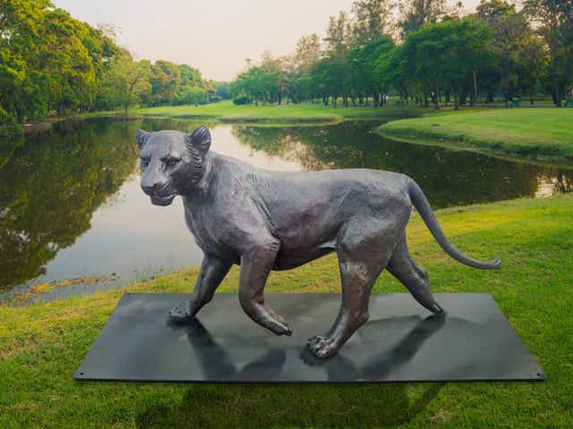An artist’s impression of how the sculpture will look outdoors