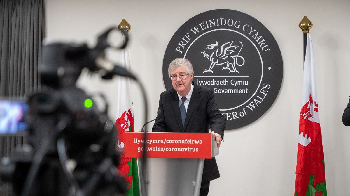 Mark Drakeford said a ‘difficult’ month lay ahead (Welsh Government/PA)
