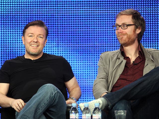 <p>Ricky Gervais and Stephen Merchant have forged their own career paths</p>