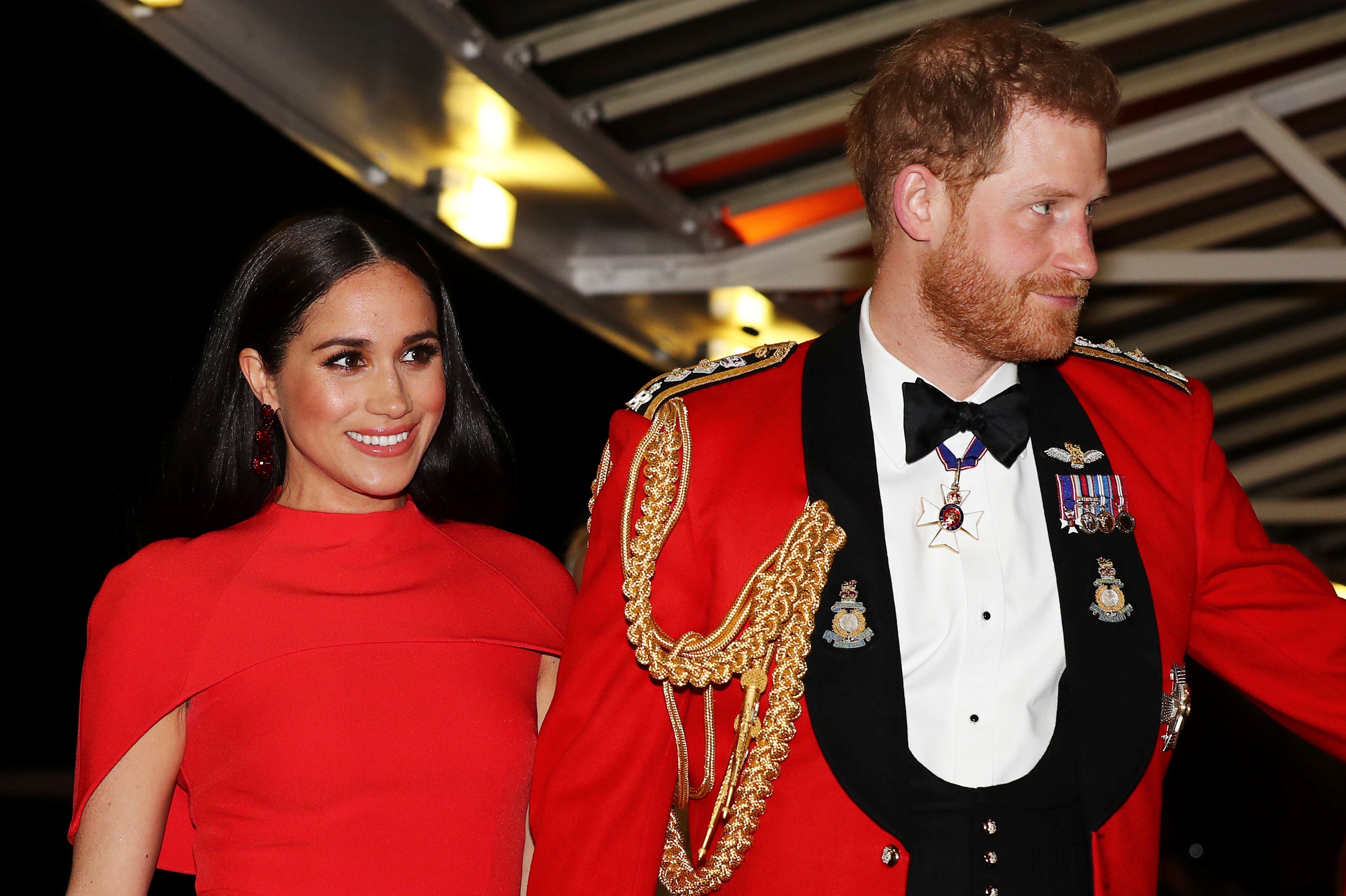 The Duke and Duchess of Sussex now live in California having stepped down as working royals (Simon Dawson/PA)