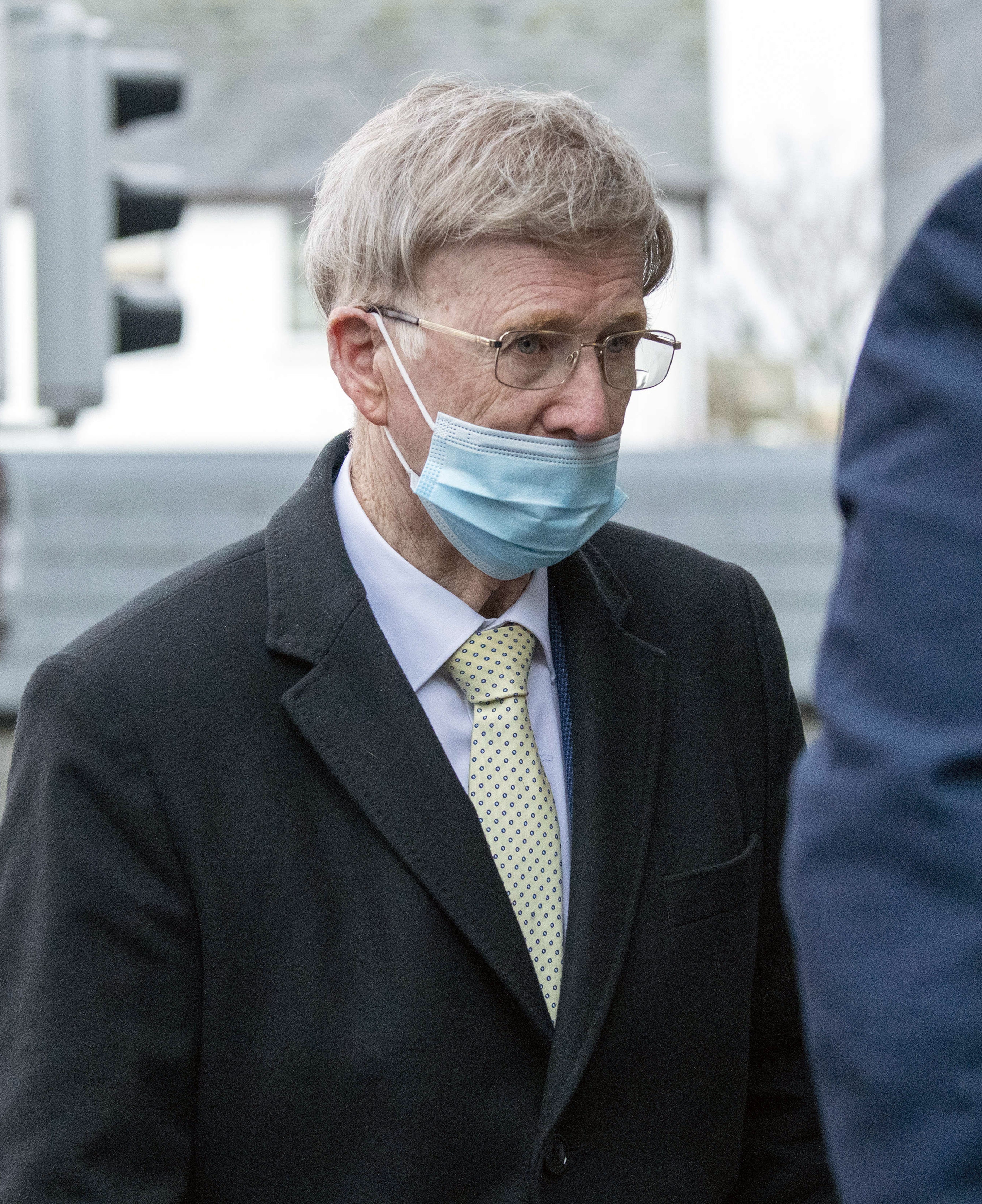 Donie Cassidy, 75, arriving at court (PA)