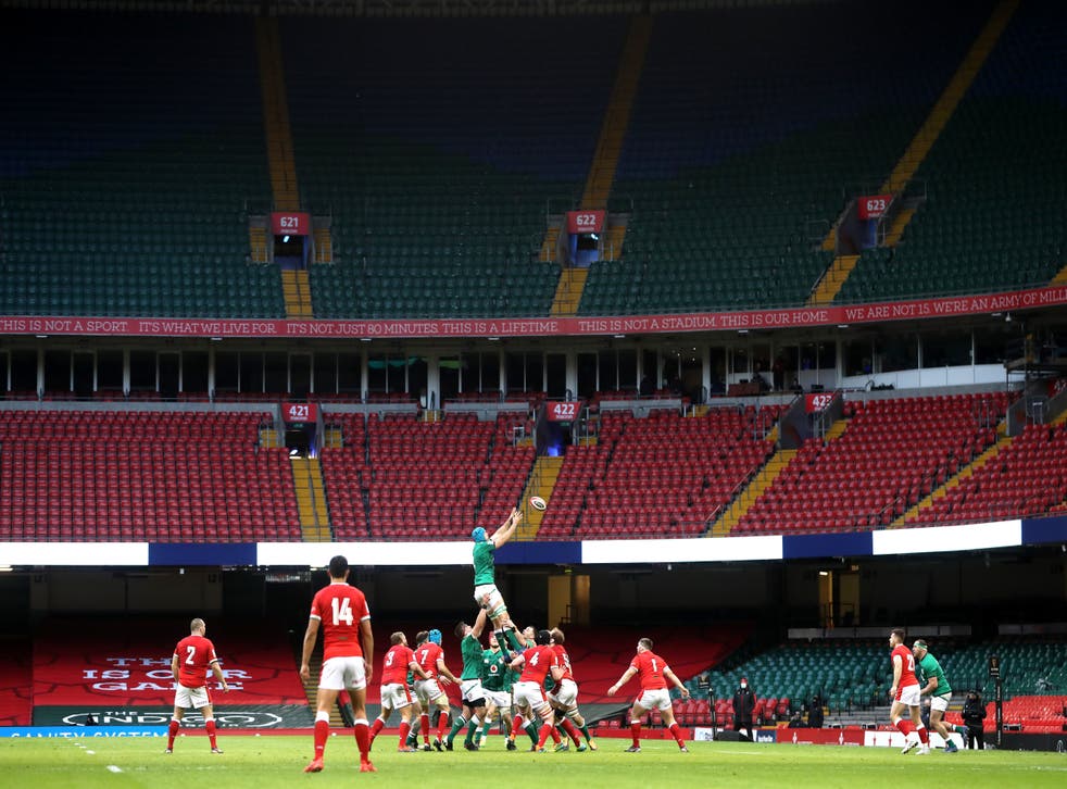 Wales’ home Six Nations matches could be staged behind closed doors for the second year running (David Davies/PA)