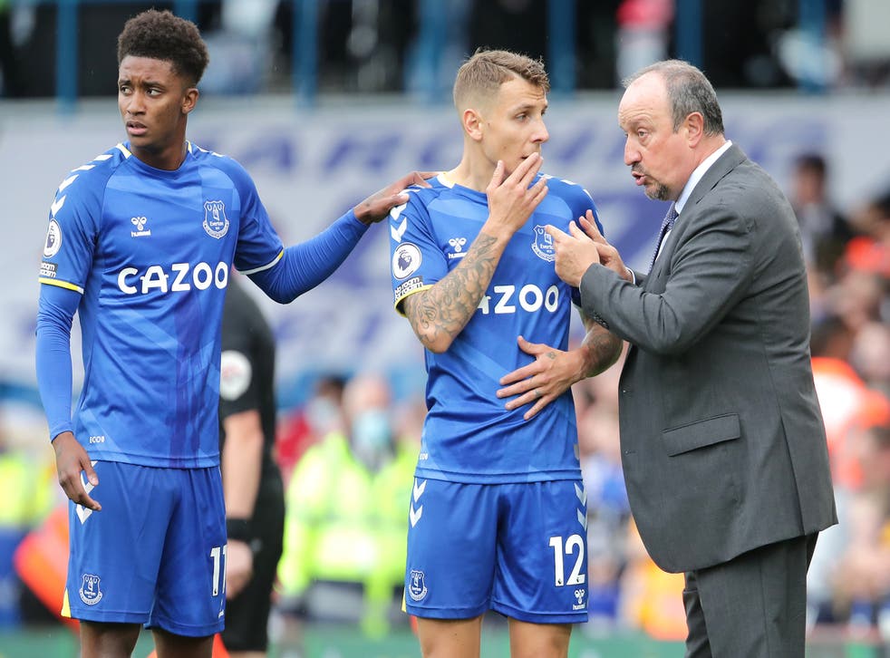 Everton manager Rafael Benitez’s relationship with defender Lucas Digne has broken down (Bradley Collyer/PA)