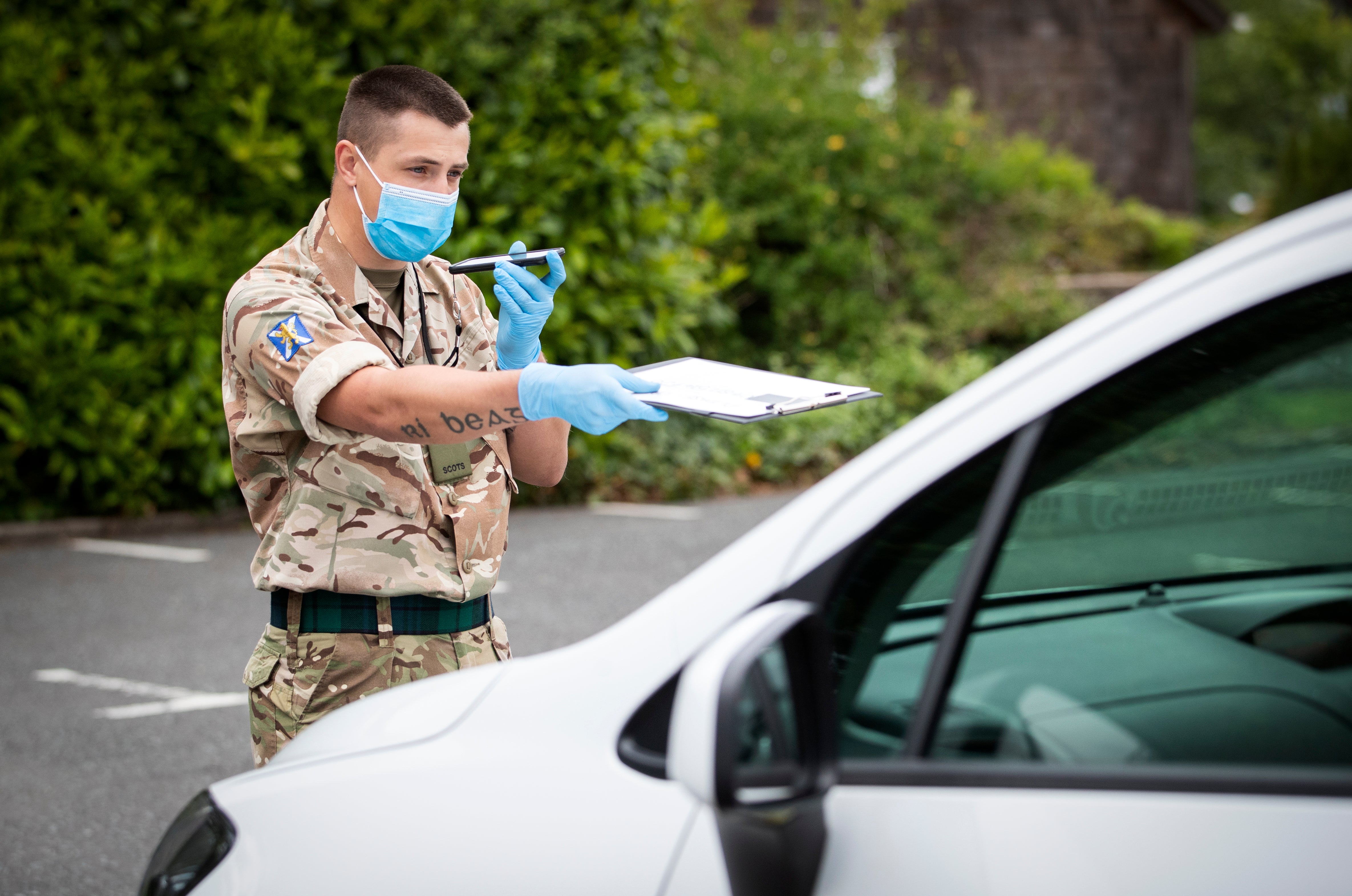 Members of the are already helping the NHS in a number of parts of Scotland (Jane Barlow/PA)