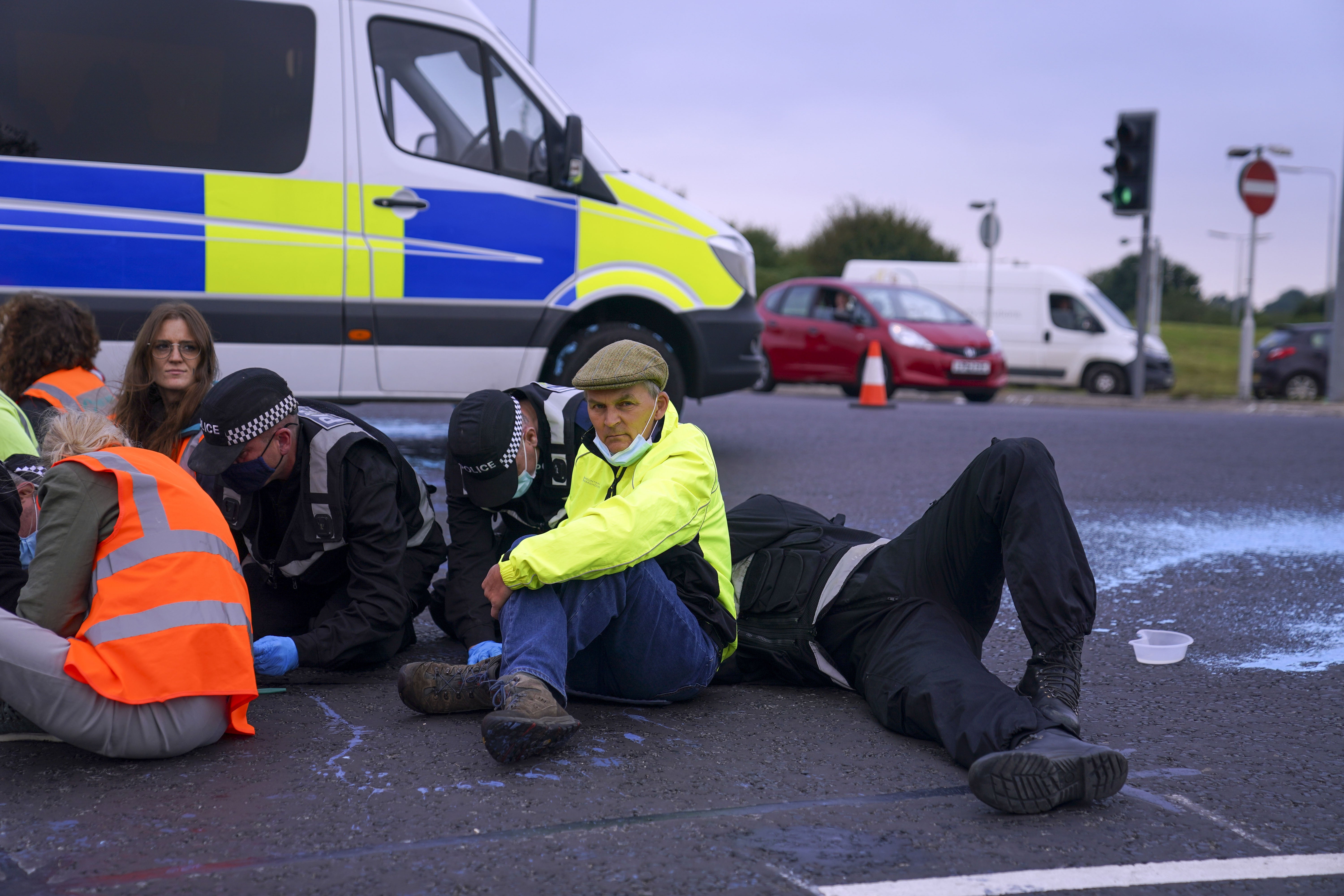 Insulate Britain repeatedly blocked major roads between September and November last year (Steve Parsons/PA)