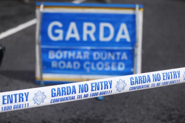 Stock images of Garda Crime scene tape (Niall Carson/PA)