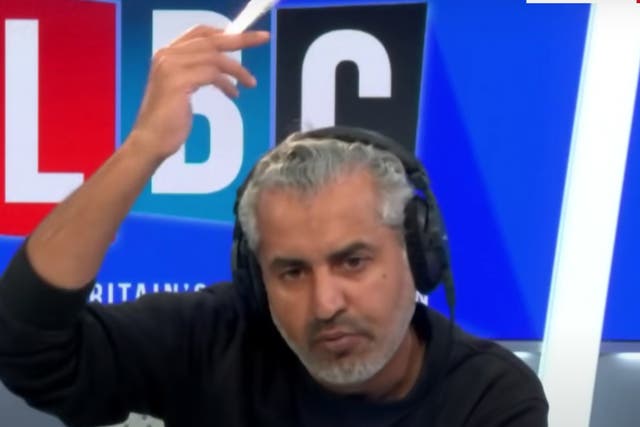 <p>Maajid Nawaz will no longer present his LBC show ‘with immediate effect’, the station has said</p>