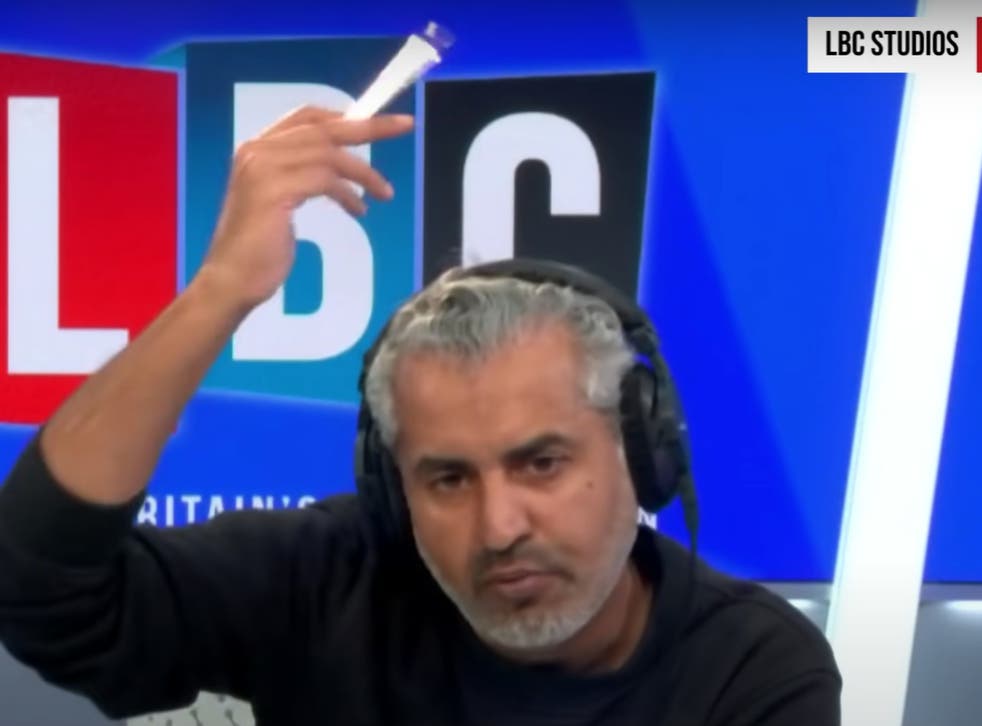 <p>Maajid Nawaz will no longer present his LBC show ‘with immediate effect’, the station has said</p>