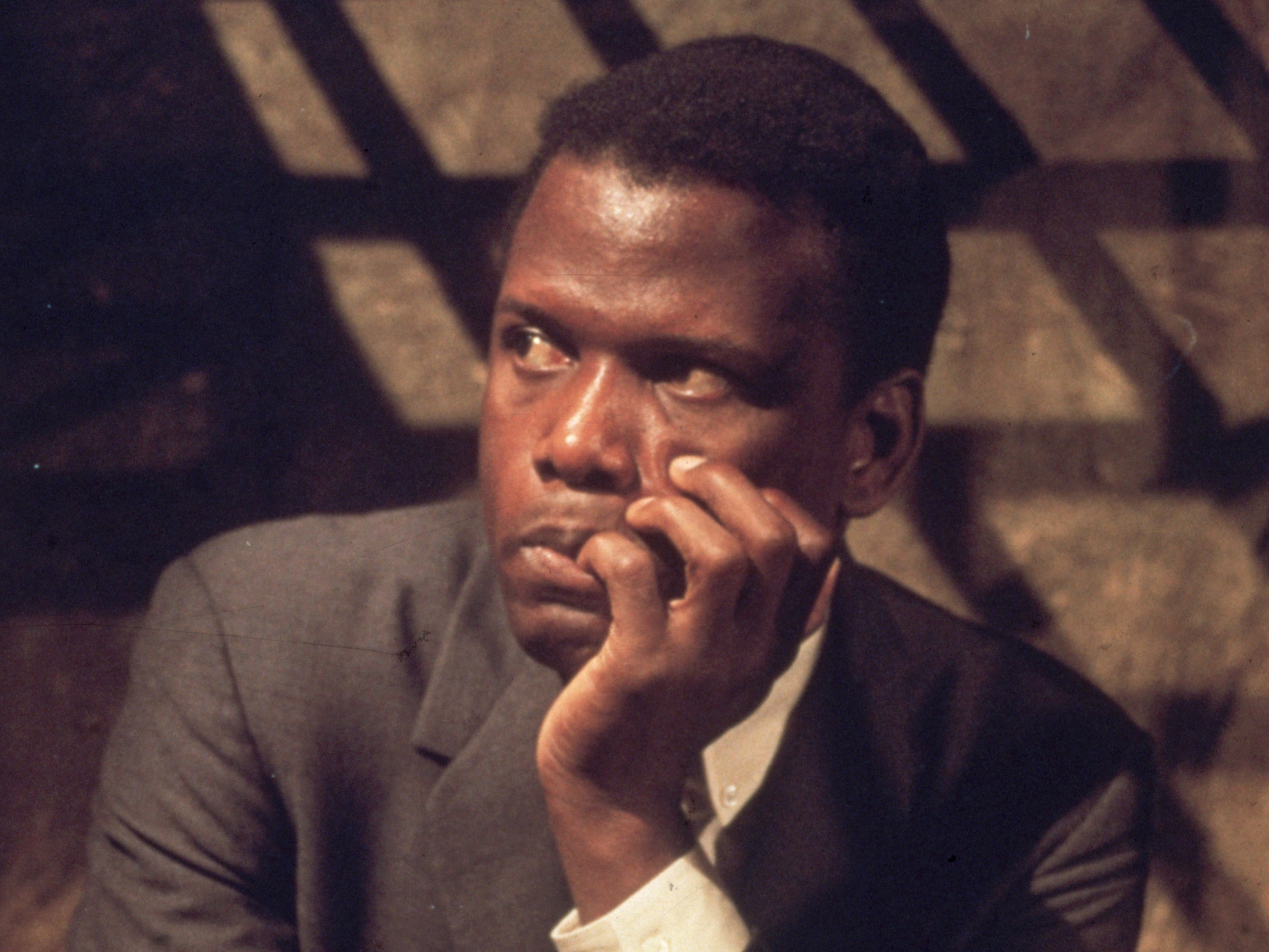 Sidney Poitier filming ‘In the Heat of the Night’ in 1969