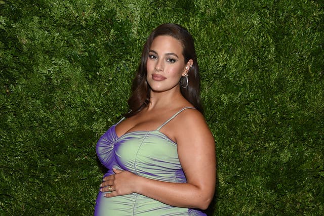 <p>Ashley Graham gave birth to twins in January </p>