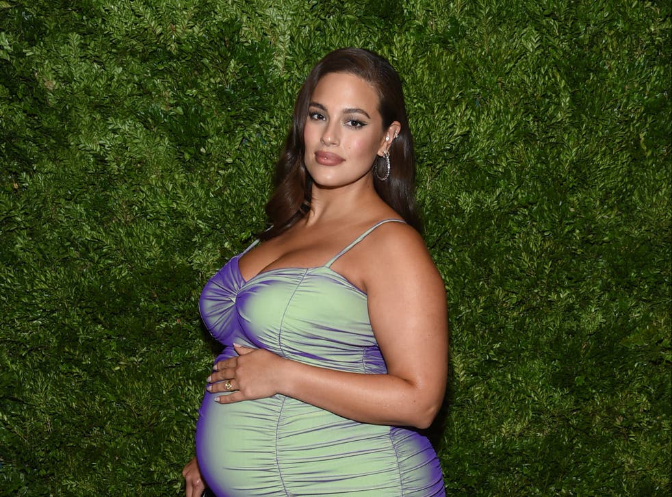 <p>Ashley Graham gave birth to twins in January </p>