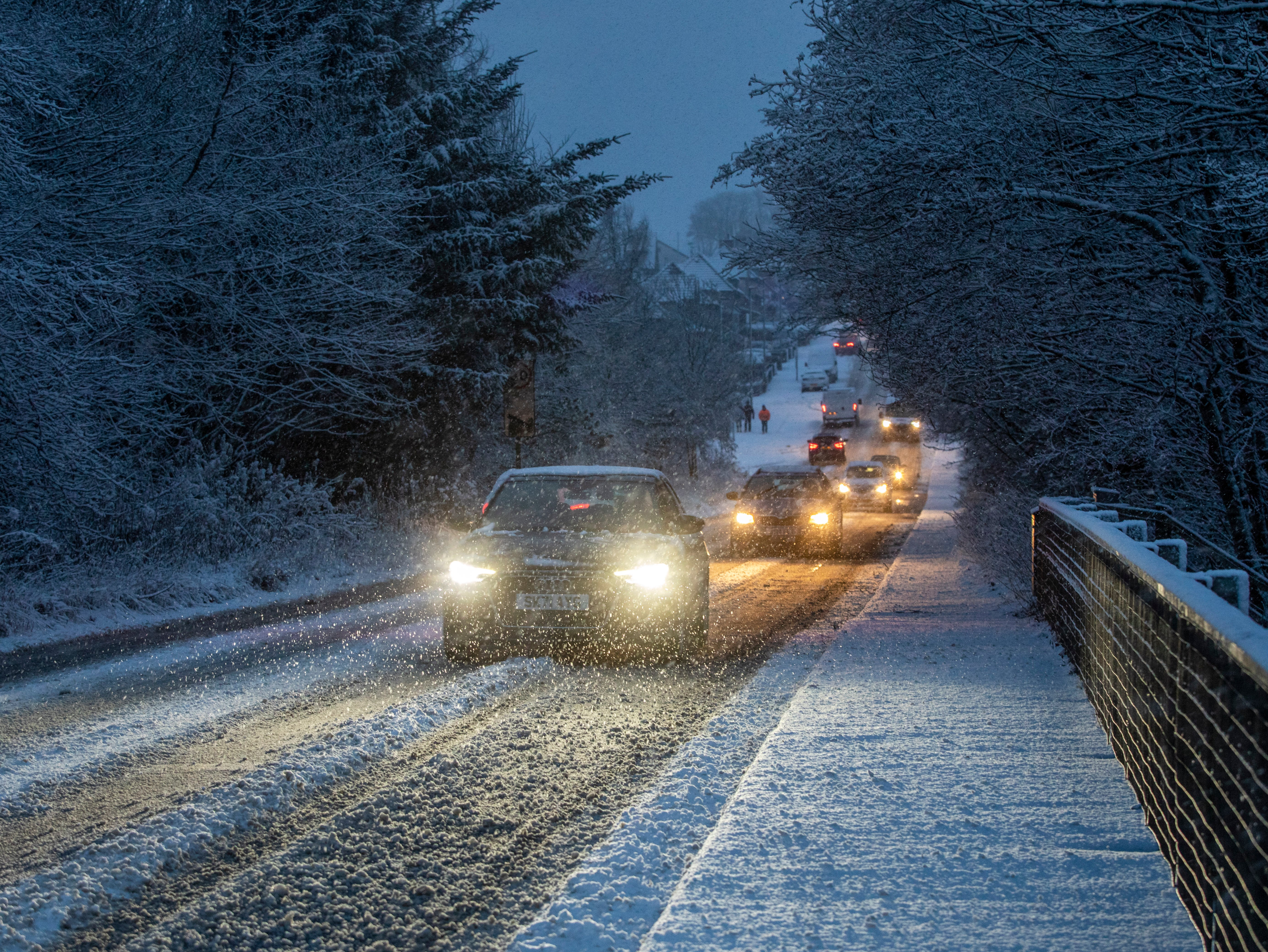 Commuters in West Lothian