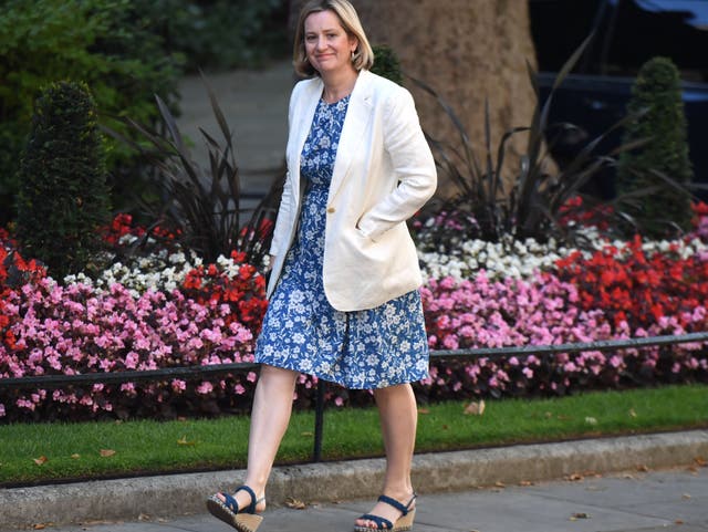 <p>Amber Rudd’s other private-sector roles include senior adviser to cybersecurity firm Darktrace</p>