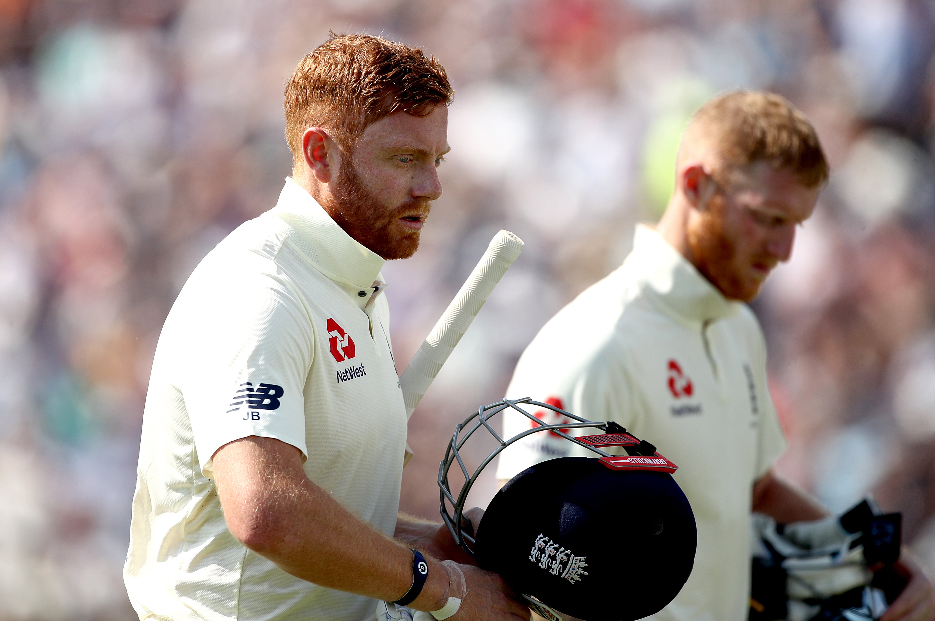 Ben Stokes (right) and Jonny Bairstow (left) are injury doubts for the final Test in Hobart