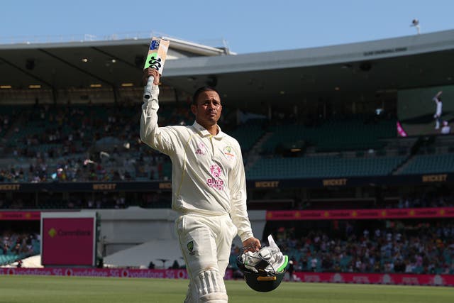 <p>Usman Khawaja hit a century in the fourth Ashes Test</p>