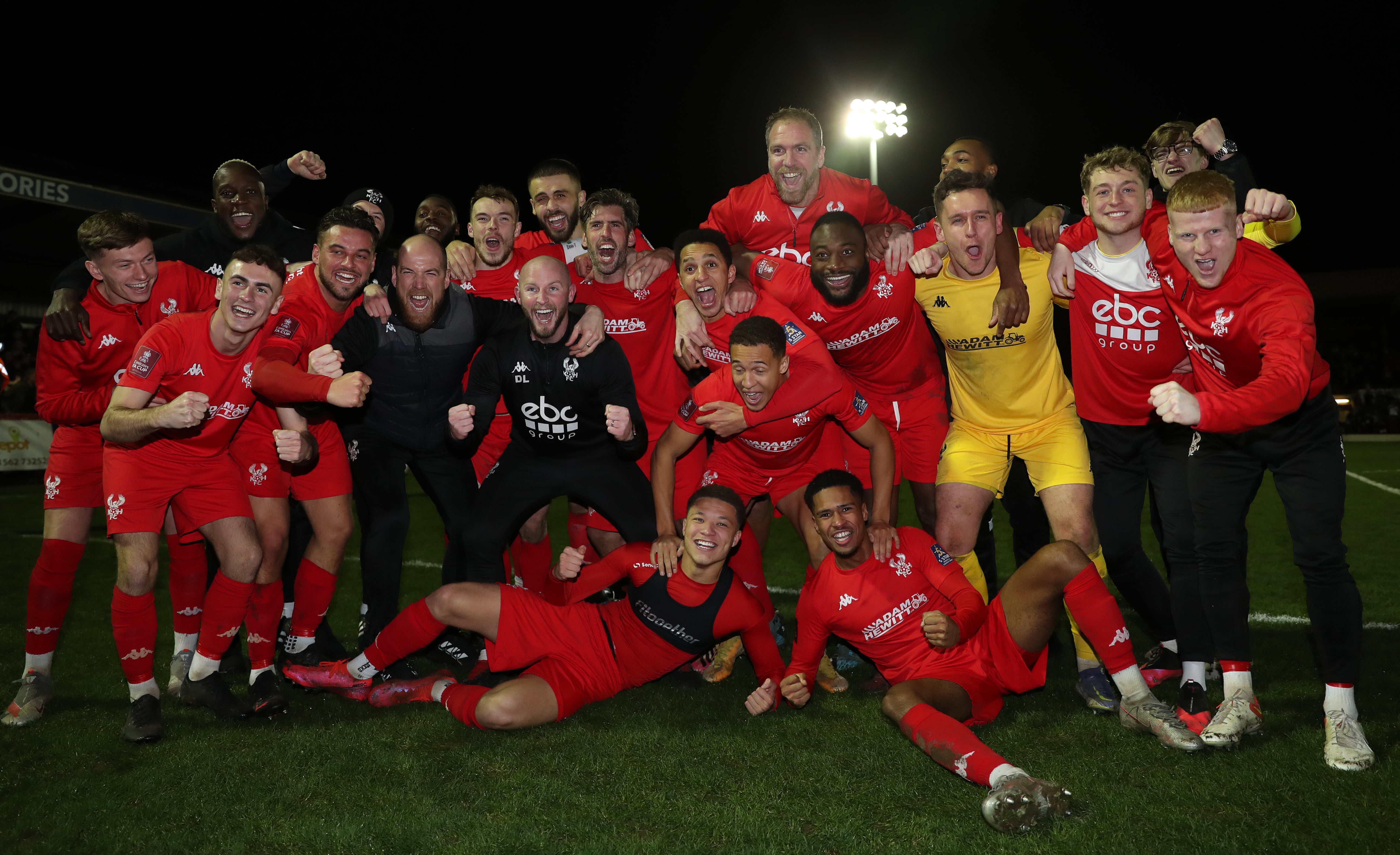 Kidderminster beat Reading in the FA Cup (Bradley Collyer/PA)