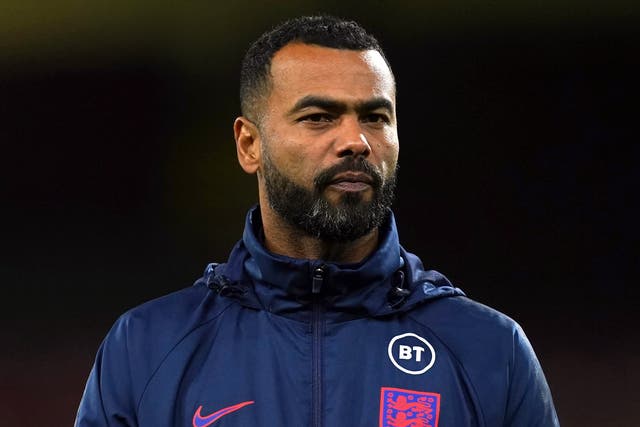 Ashley Cole was part of the television commentary team at Swindon (PA Images/Martin Rickett)