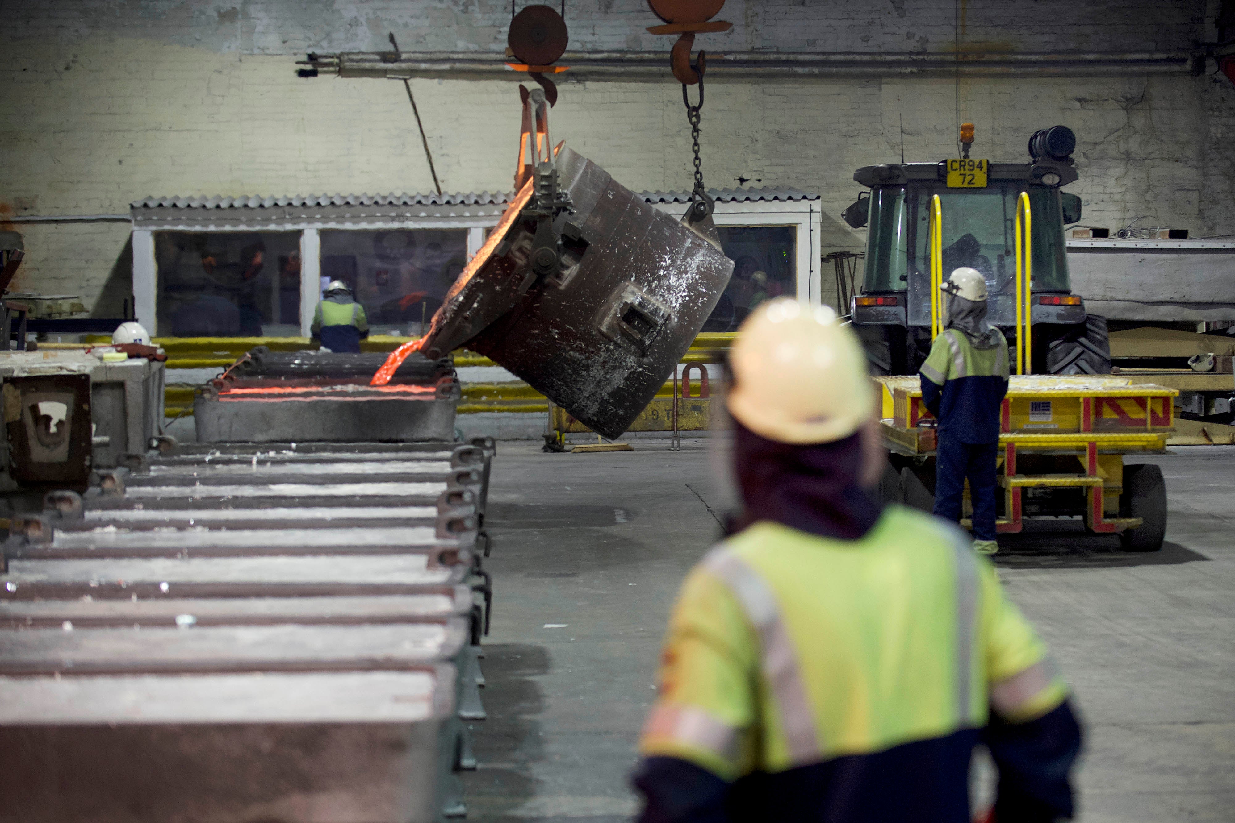 The aluminium smelter in Lochaber, Scotland (Sandy Young/PA)