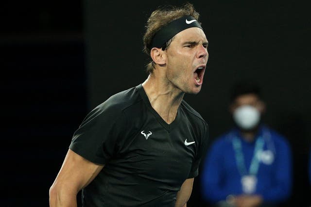 Rafael Nadal claimed silverware in Melbourne (Hamish Blair/AP)