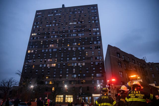 Apartment Building Fire