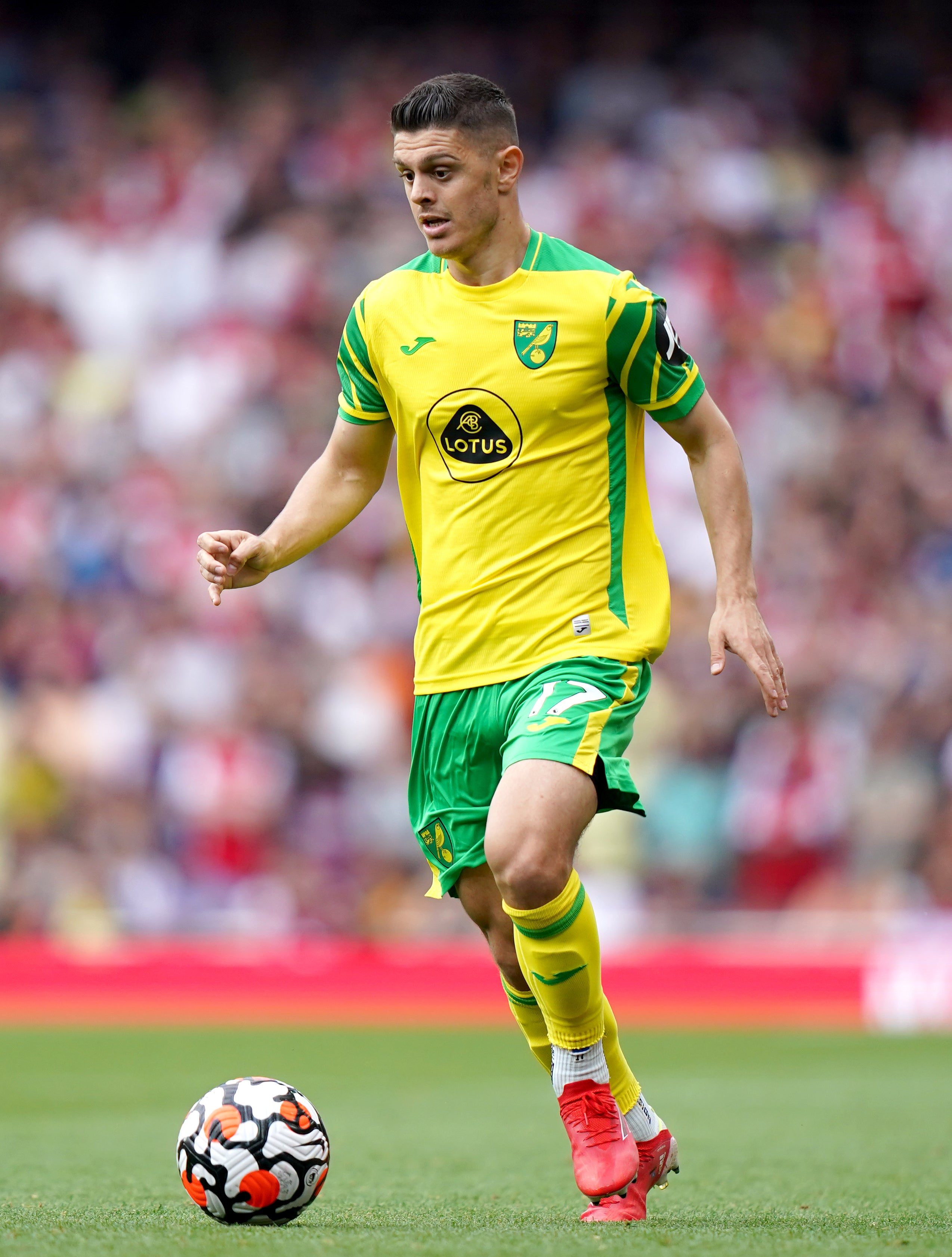 Milot Rashica believes “every game is like a final” for Norwich (Tess Derry/PA)