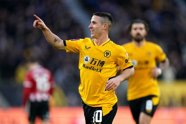 Daniel Podence bagged a brace as Wolves defeated Sheffield United 3-0 in the FA Cup third round (Nick Potts/PA)