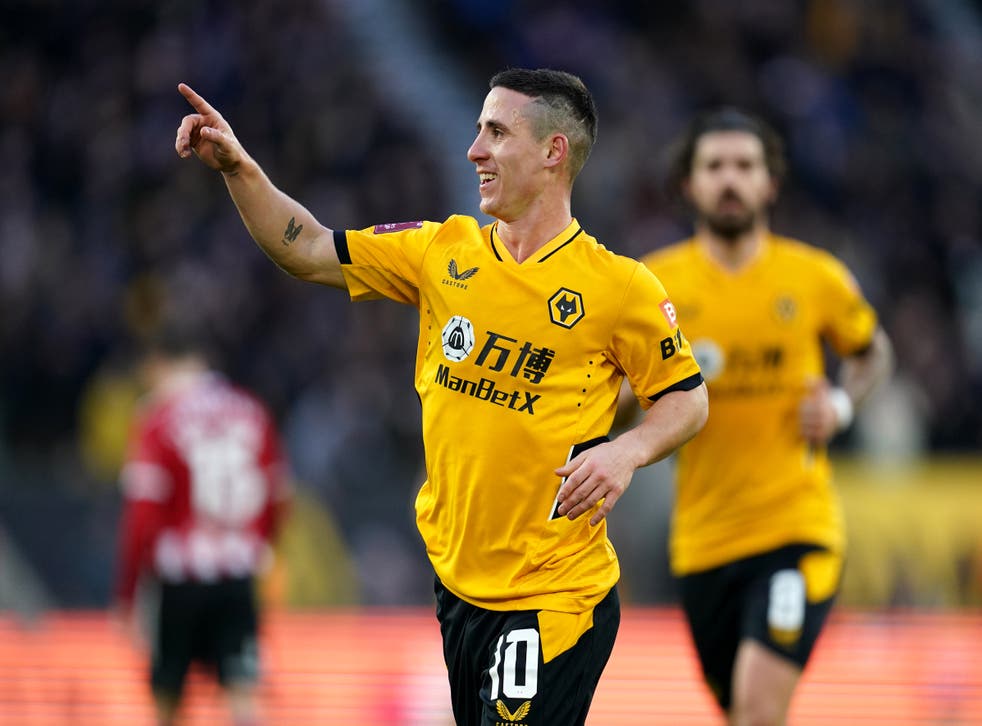 Daniel Podence bagged a brace as Wolves defeated Sheffield United 3-0 in the FA Cup third round (Nick Potts/PA)
