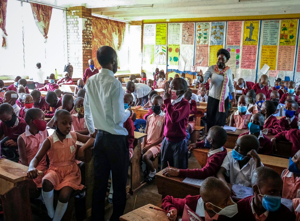 Virus Outbreak Uganda Schools Reopen