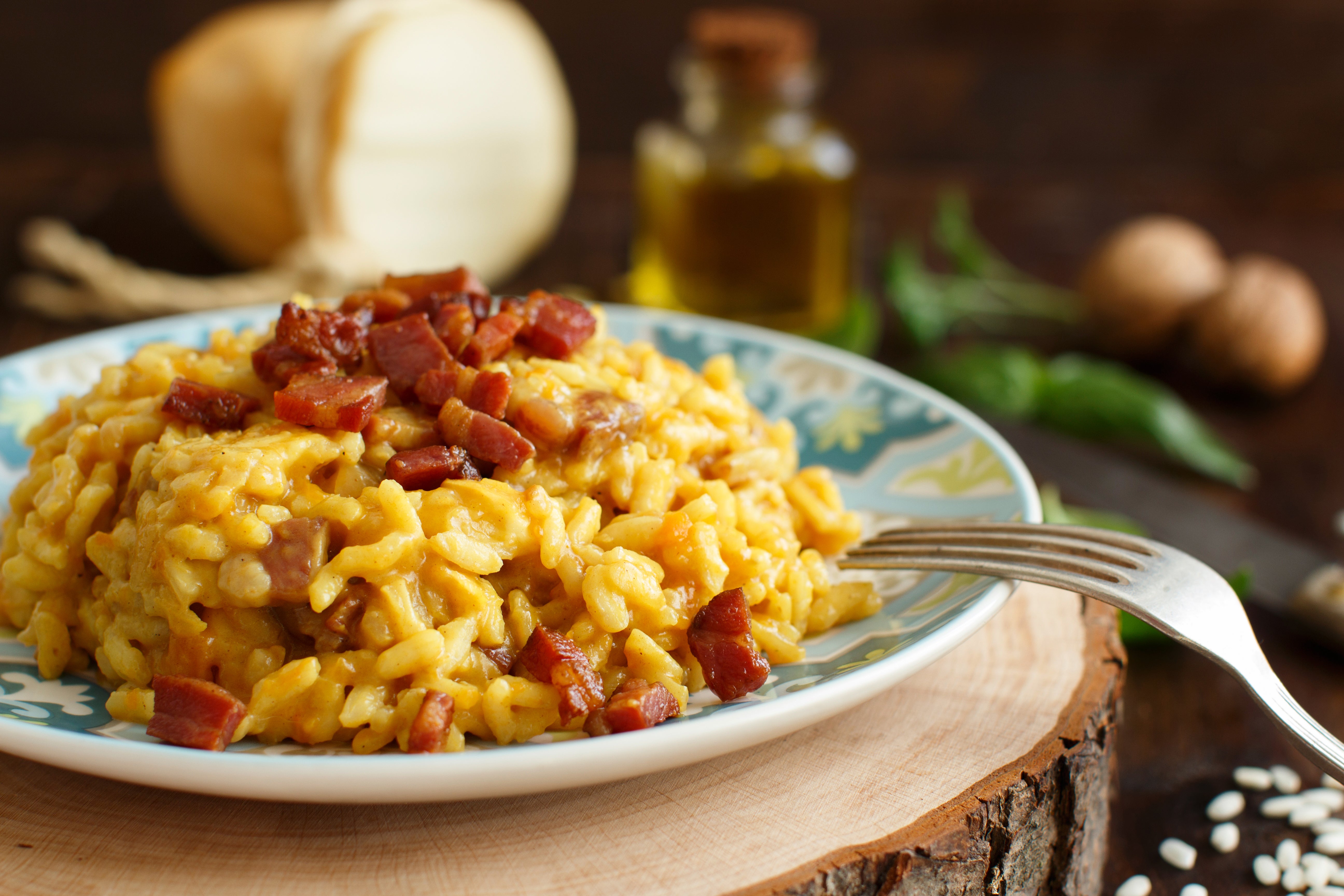 This twist on classic white rice is a favourite at Thanksgiving in Puerto Rico