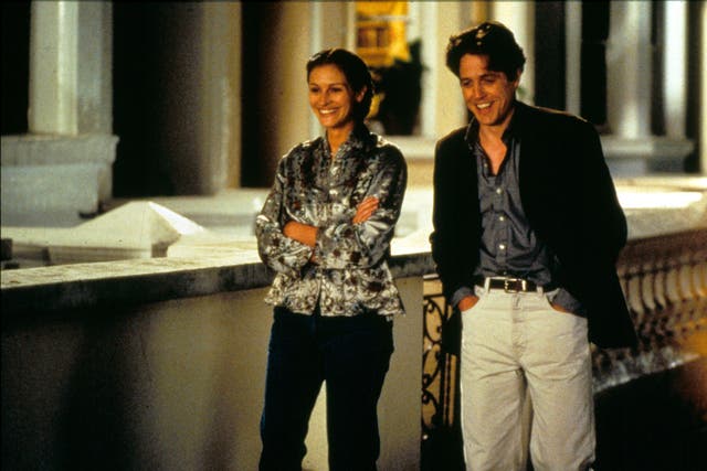 <p>Julia Roberts and Hugh Grant in ‘Notting Hill'</p>