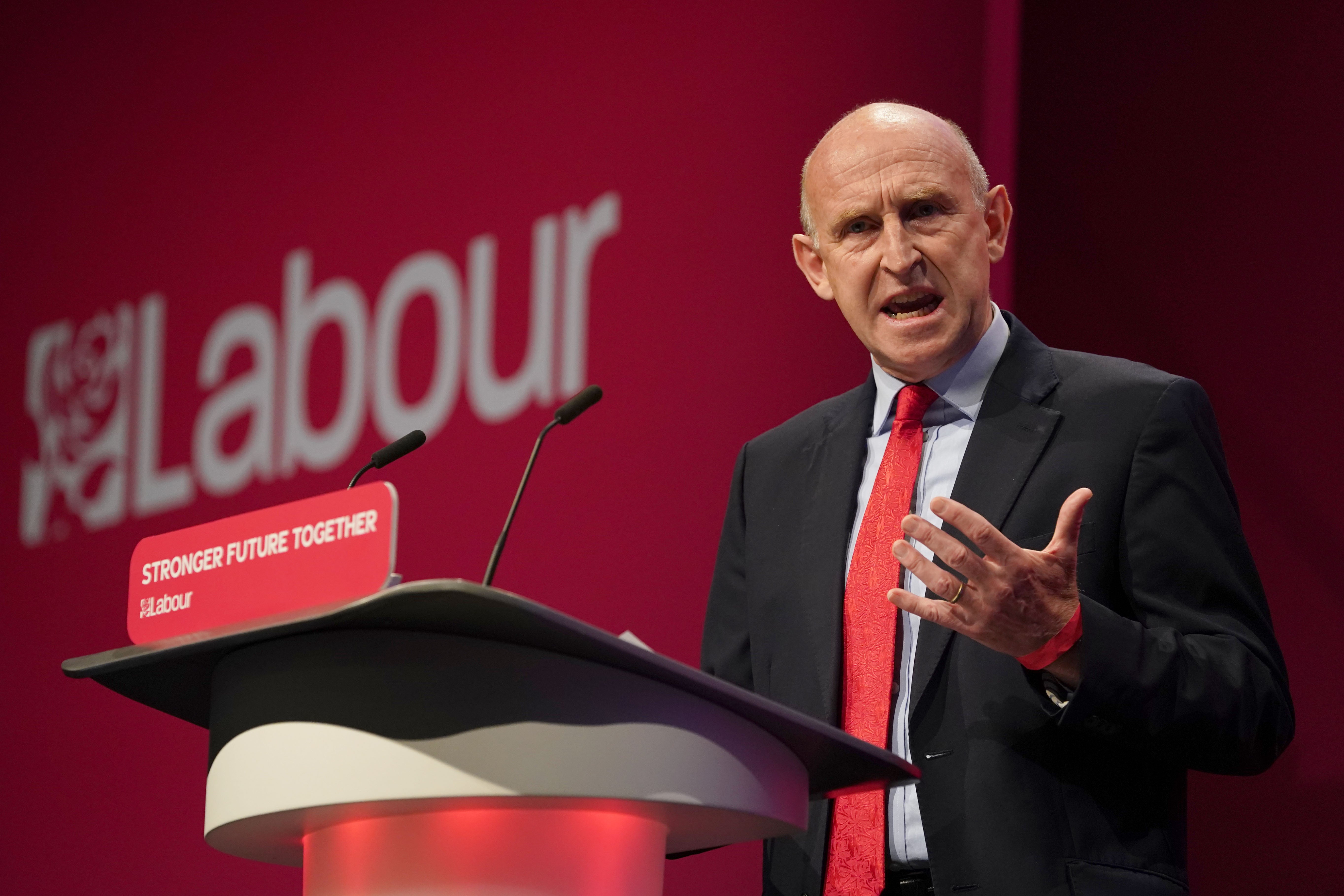 Shadow defence secretary John Healey mourned the death of his Labour colleague (PA)