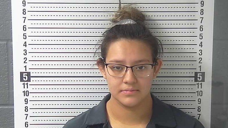 Alexis Avila is pictured in her booking photo after being arrested for attempted murder and child abuse