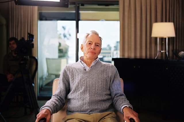 <p>Robert Durst is pictured in a still from the HBO documentary “The Jinx” in which he confessed that he “killed them all"</p>