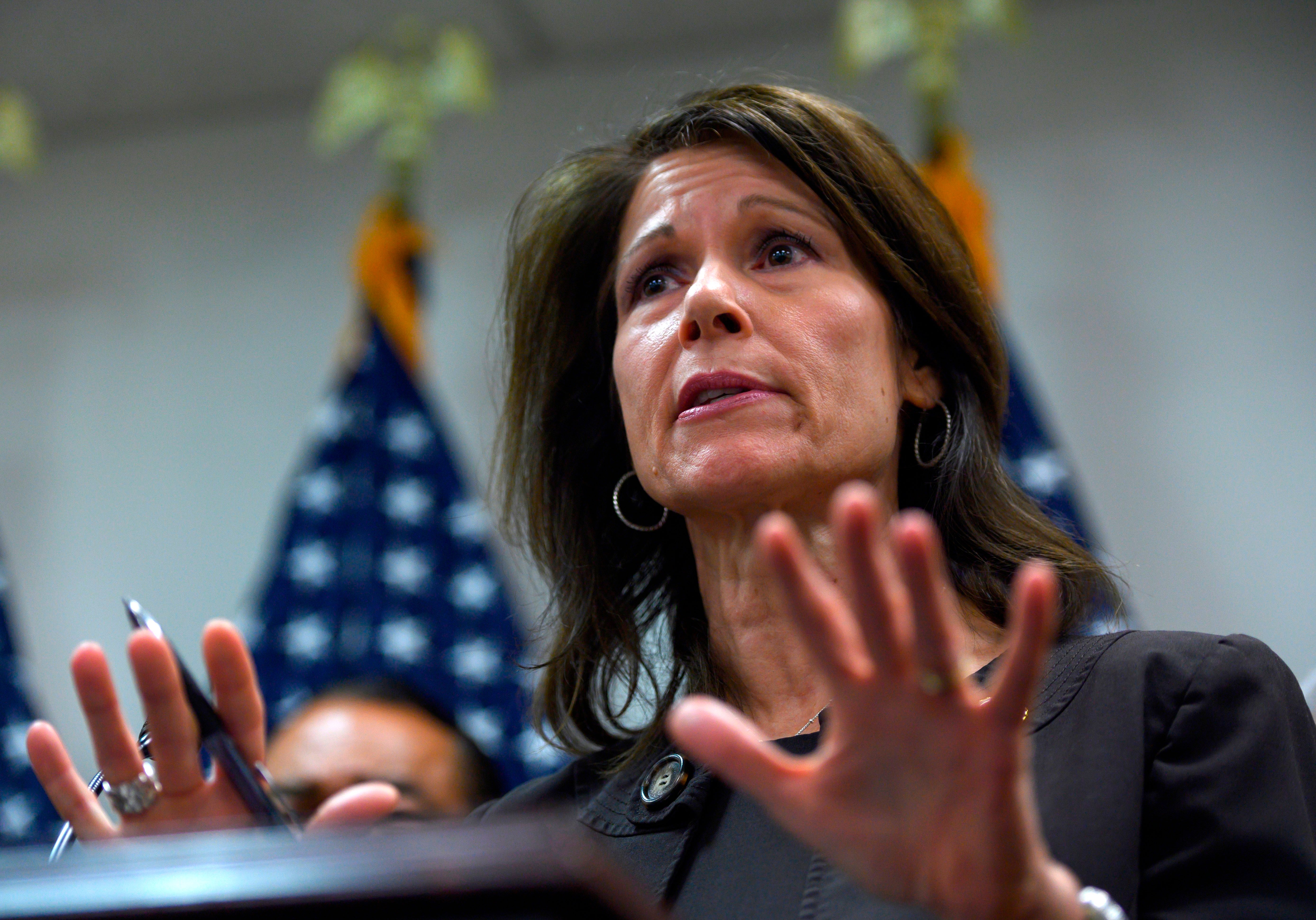 Rep Cheri Bustos ran the Democratic Congressional Campaign Committee in the 2020 cycle, often seen as a stepping stone to move up in the ranks.