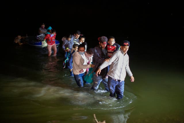<p>Migration levels along the southern border reached more than 221,000 in March, the highest its been in a single month since Preident Biden took office</p>