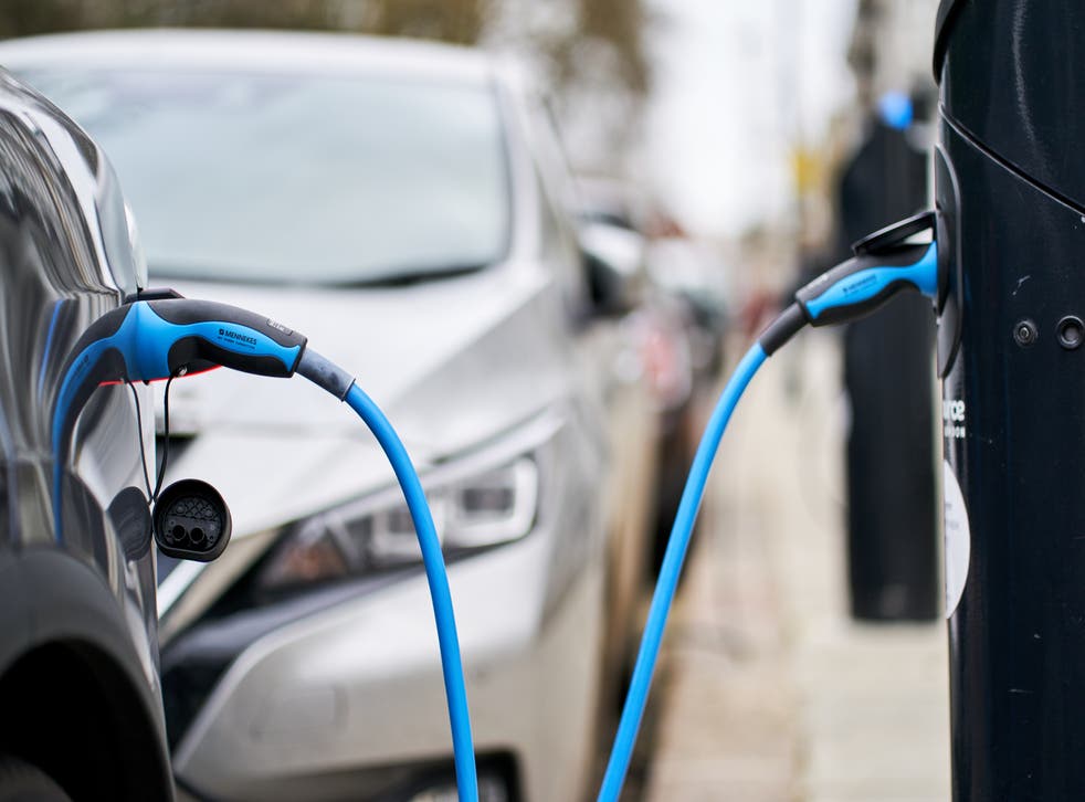 Chancellor Rishi Sunak could lose almost a third of the revenue he gets from car-related fuel duty within eight years because of the shift to green motoring, according to a new report (John Walton/PA)