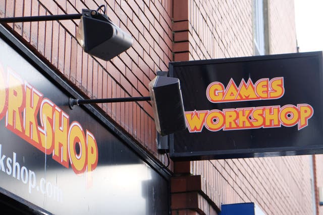 Games Workshop has revealed a dip in profits for the past six months as higher costs offset sales growth (Owen Humpheys/PA)